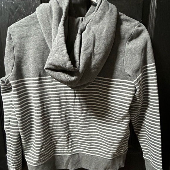 Tommy Hilfiger Gray Hoodie with Blue Accents - Picture 2 of 4